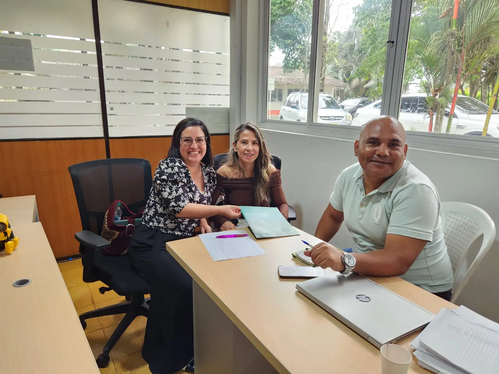 Technical team visiting SENA